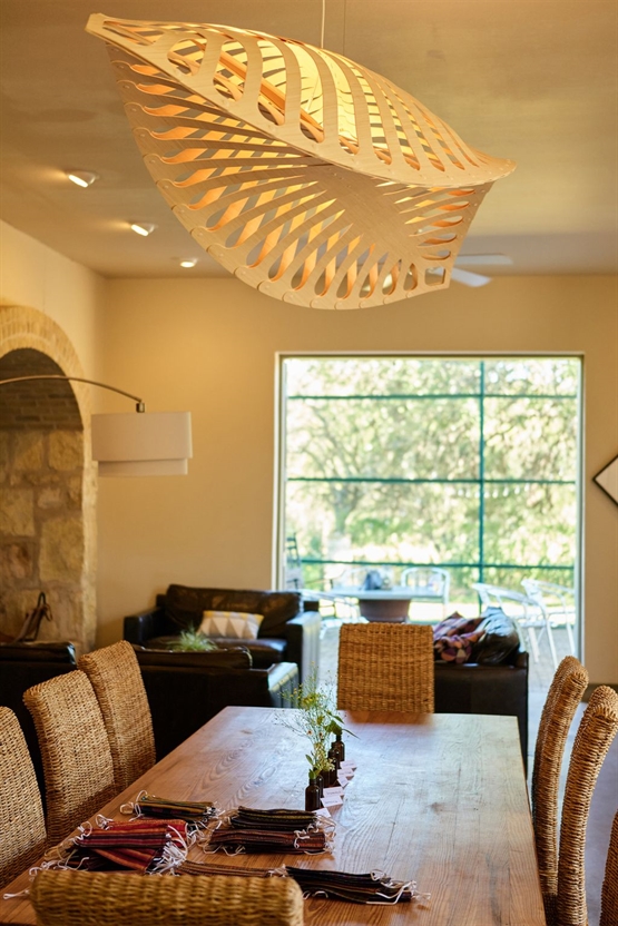 Navicula medium pendel, bambus
