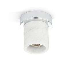 Miss Marble spot, carrara/krom