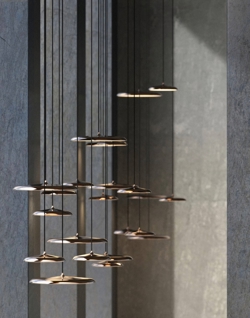 Artist 25 pendel LED, kobber