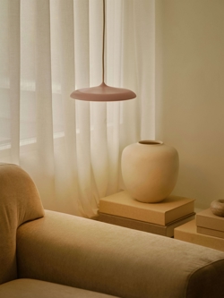 Artist 25 pendel LED, støvet rosa