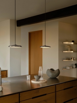 Artist 25 pendel LED, rustfrit stål