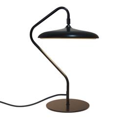 Artist bordlampe LED, sort