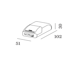 Driver til indbygningsspot 15W 500mA