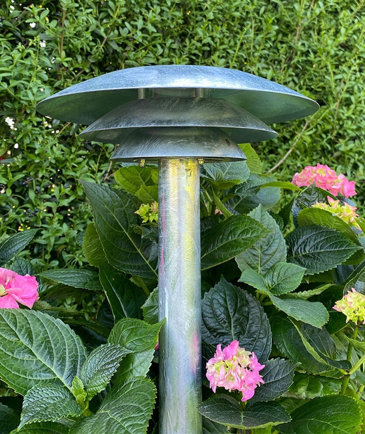 DL25 udendørs pullert, galvaniseret stål