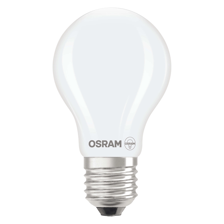 Osram LED-pære 3,4W E27 827, mat
