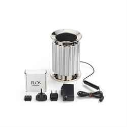 Reservedel: Flos TACCIA SMALL LED base EU/UL/GB, anodiseret sølv