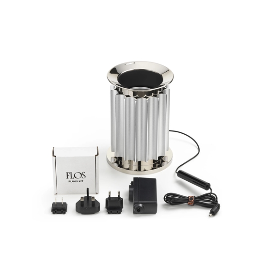 Reservedel: Flos TACCIA LED EU/UL/GB base, anodiseret sølv