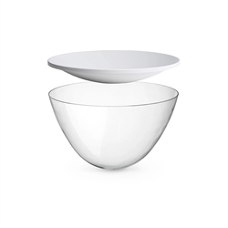 Reservedel: Flos TACCIA SMALL glas/reflektor, hvid mat/mat