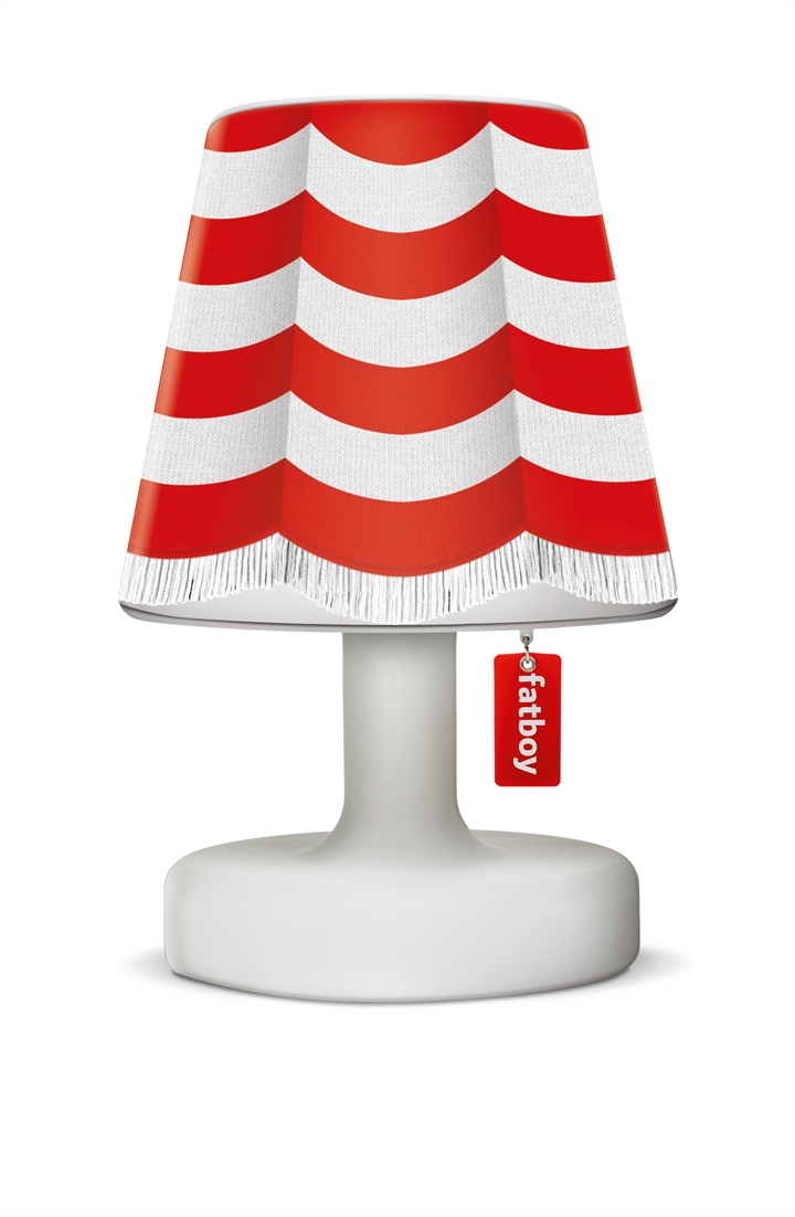 Fatboy® Cooper cappie / skærm, stripe curtain red