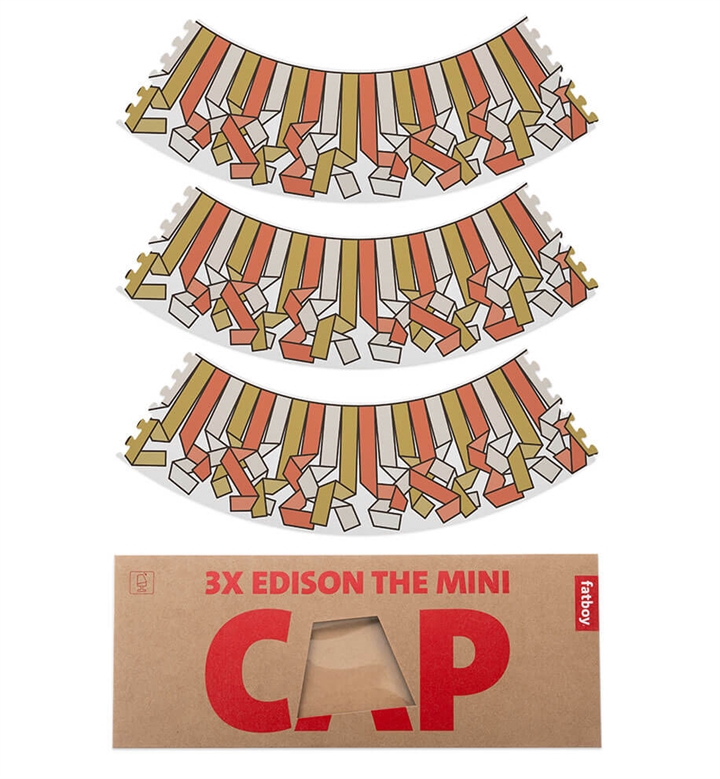 Fatboy® Mini Cappie / skærme til Edison the mini, serpetine gold honey (3 stk.)