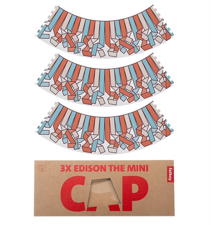Fatboy® Mini Cappie / skærme til Edison the mini, serpetine sky (3 stk.)