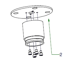 Baseflange Ø90 ALU for Nomad