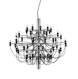 2097/50 lysekrone LED, krom