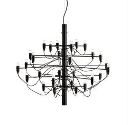 2097/30 lysekrone LED, sort