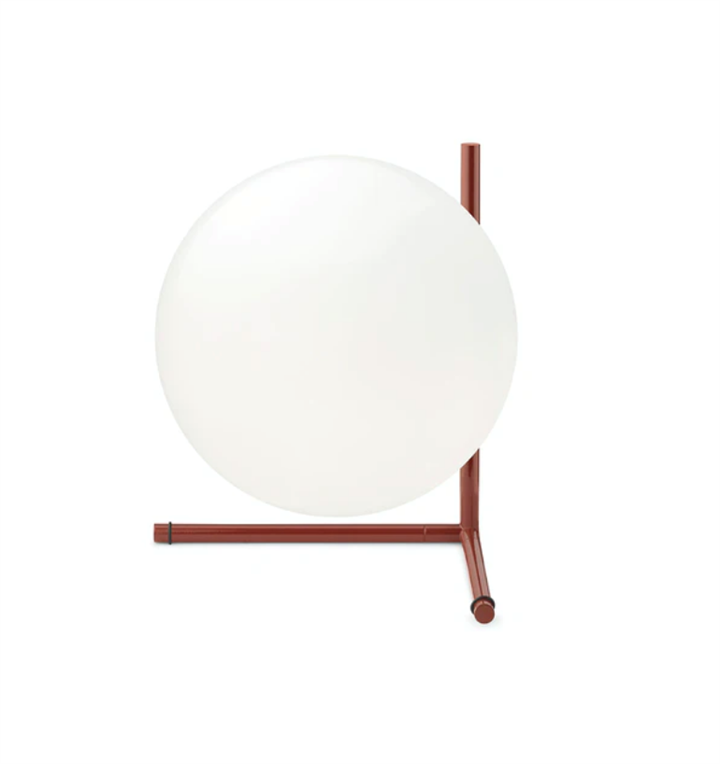IC Light T2 bordlampe, vinrød
