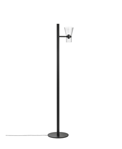 Nocturne F1 Cone gulvlampe, sort