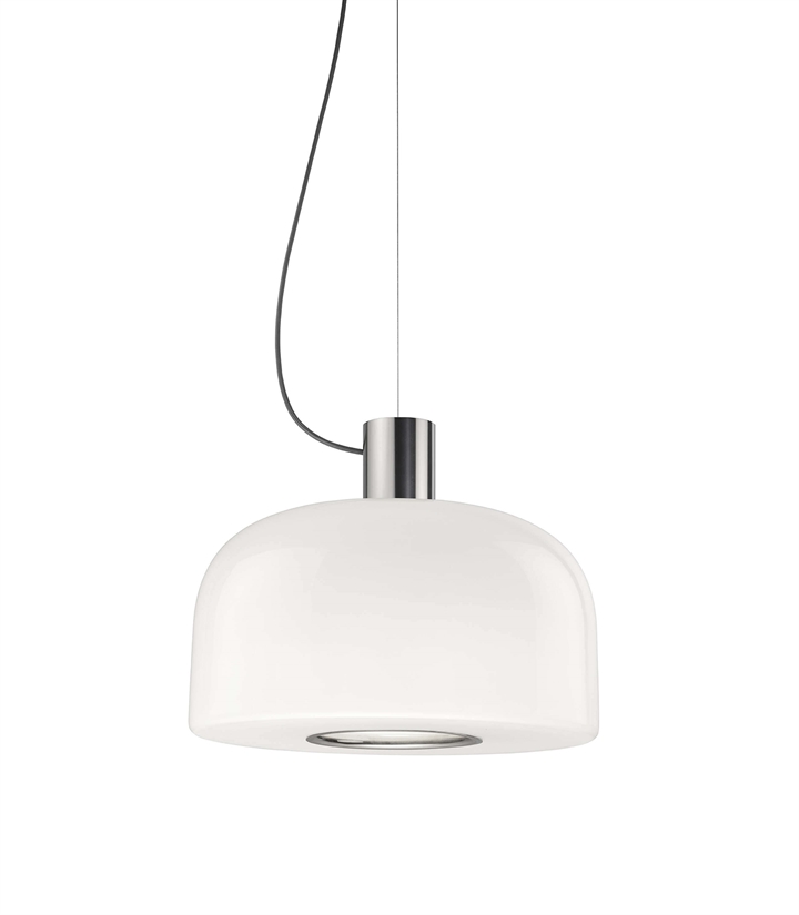 Bellhop Glas S2 pendel, bright aluminium