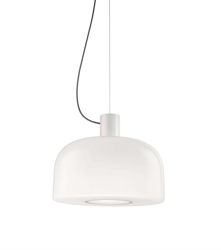Bellhop Glas S2 pendel, hvid