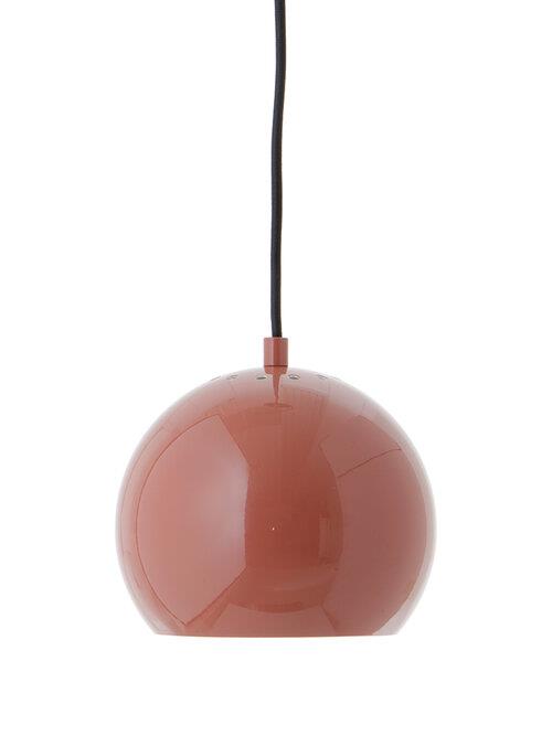 Ball pendel Ø18, blank rød