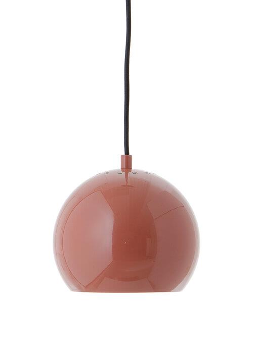Advent komfortabel gennemskueligt Frandsen Ball pendel Ø18, blank rød | Lamper.dk