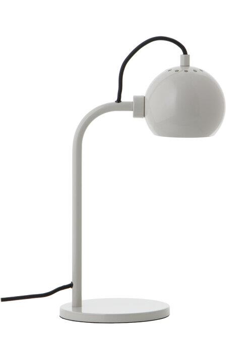 Ball Single bordlampe, blank pale grey