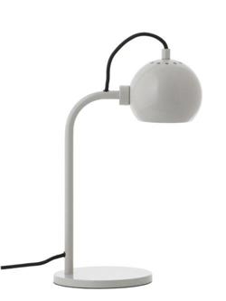Ball Single bordlampe, blank pale grey