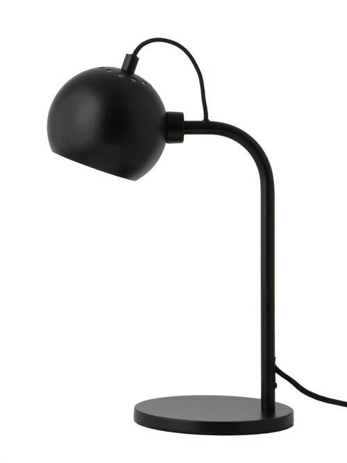 Ball Single bordlampe, mat sort