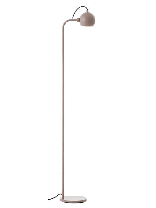 Ball Single gulvlampe, blank nude