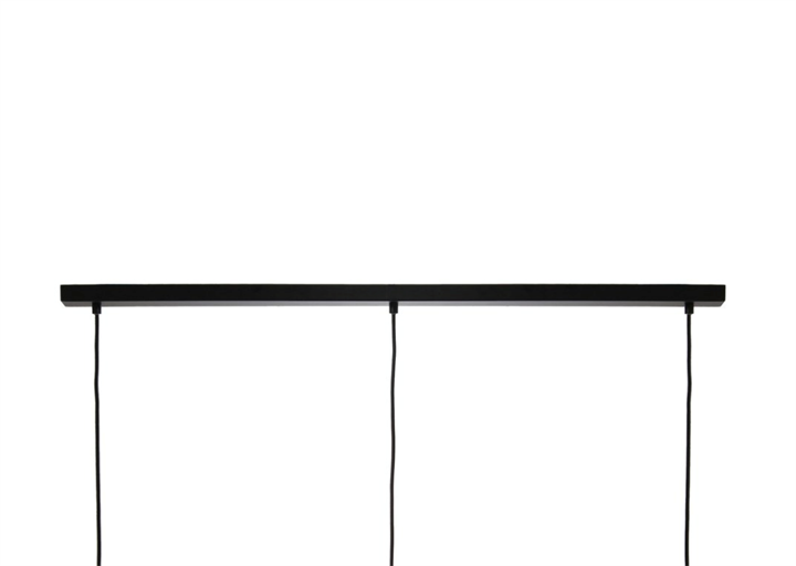 Skinne 100 cm, Sort / Mat