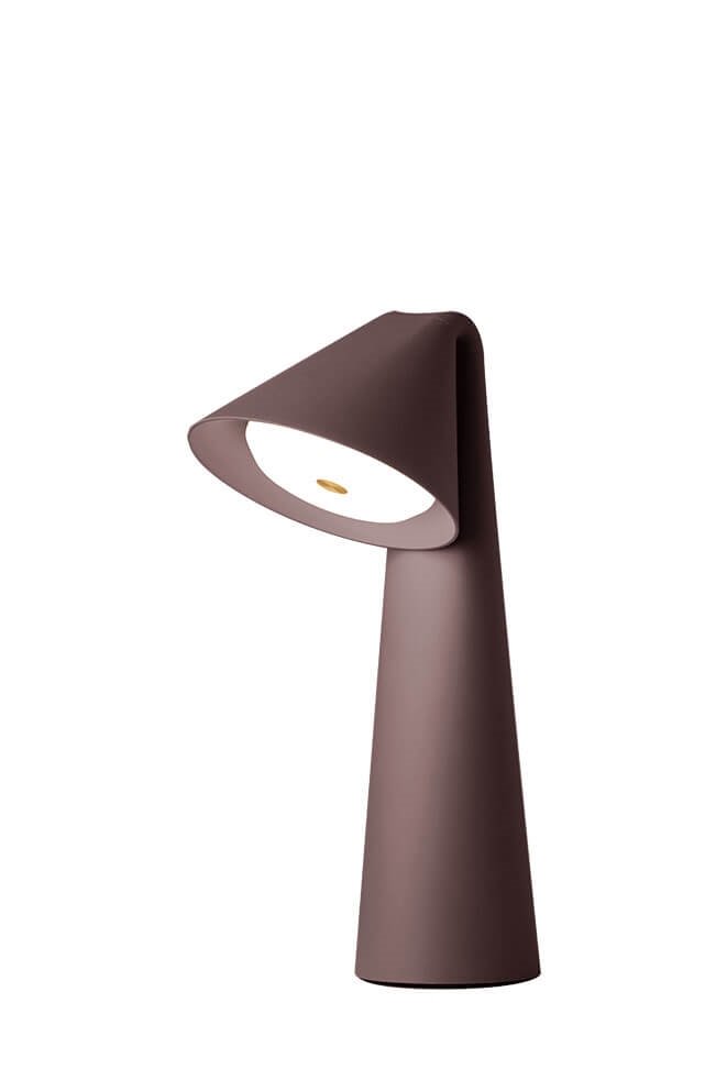 Ami Portable batterilampe / bordlampe, chocolate clay