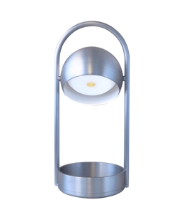 Ball Portable batterilampe / bordlampe, aluminium