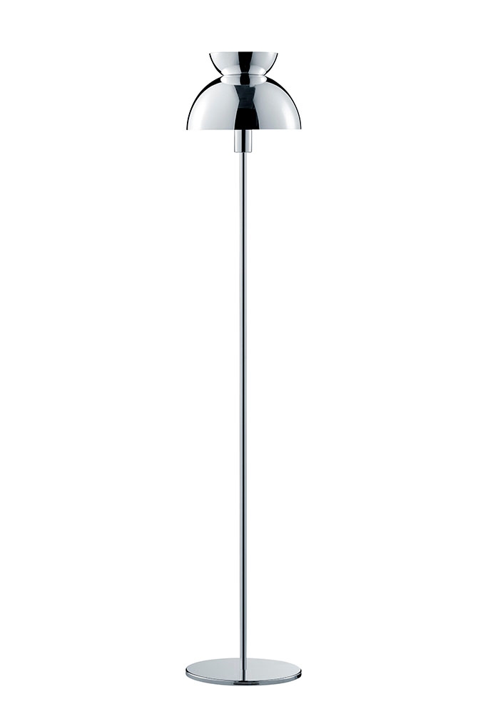 Butterfly gulvlampe, krom