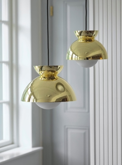 Butterfly pendel Ø29 og Ø21, messing