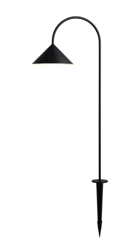 Grasp havelampe / batterilampe m/spyd, sort