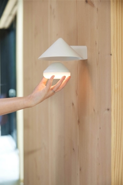 Grasp væglampe/batterilampe, hvid