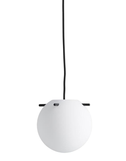 Koi pendel Ø19, opal/sort
