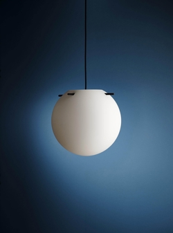 Koi pendel Ø32, opal/sort