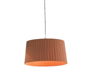 GT5 pendel Ø62, terracotta m/sort ophæng