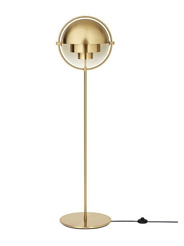 Multi-Lite Gulvlampe, messing (all brass)