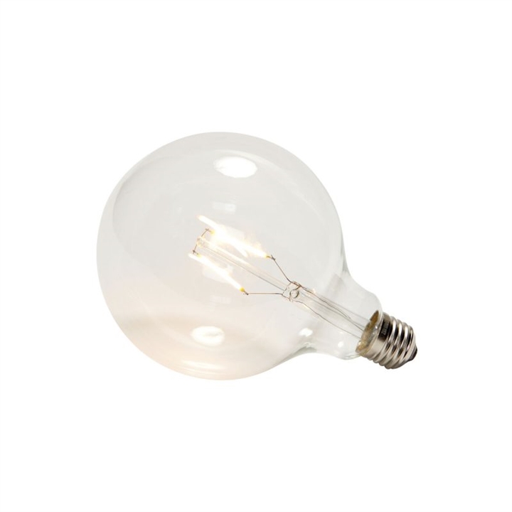 4 x LED Pære E27/2Watt (Klar glas) til Balance gulvlampe