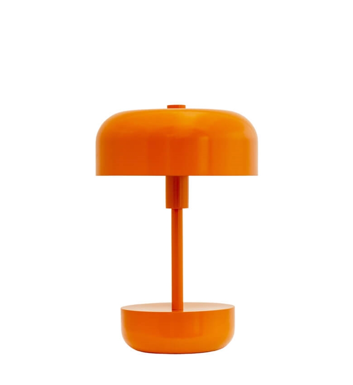 Haipot portable bordlampe/batterilampe, orange