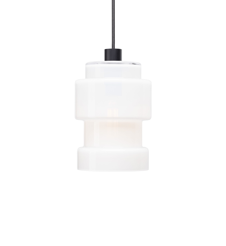 Axle pendel glasskærm small, opal white