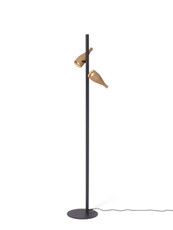 Timber Lounge Double gulvlampe, eg