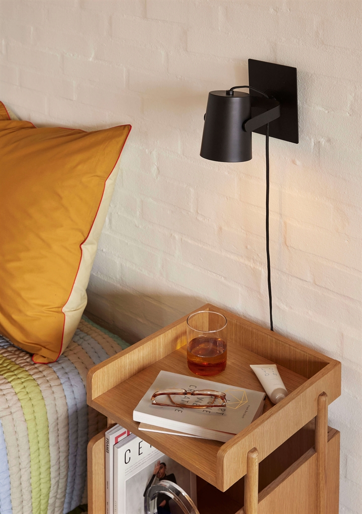 Ardent væglampe, sort