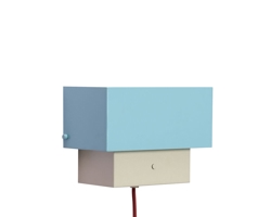 Arte væglampe, blå/sand