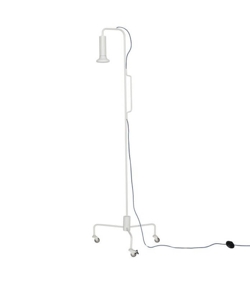 Ido gulvlampe, lysegrå