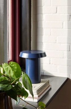 Keen bordlampe, mørkeblå