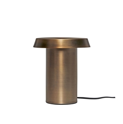Keen bordlampe, bruneret messing