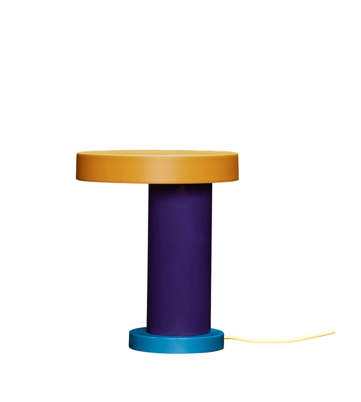 Magic bordlampe, lilla/gul