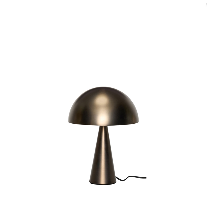 Mush bordlampe mini, bruneret messing